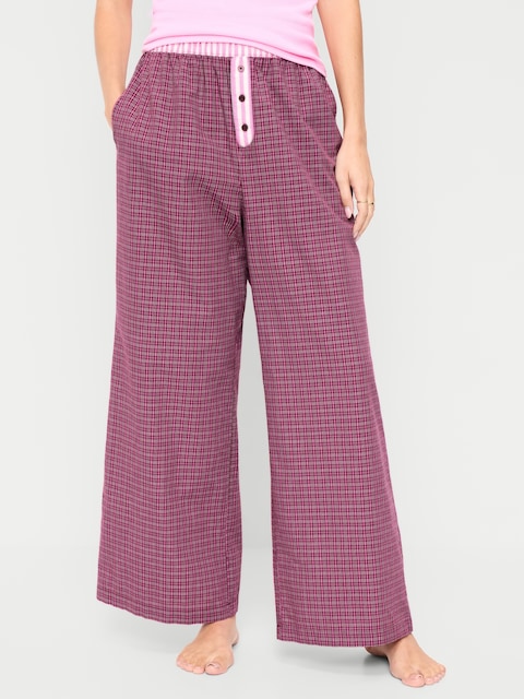 Poplin Pajama Pant