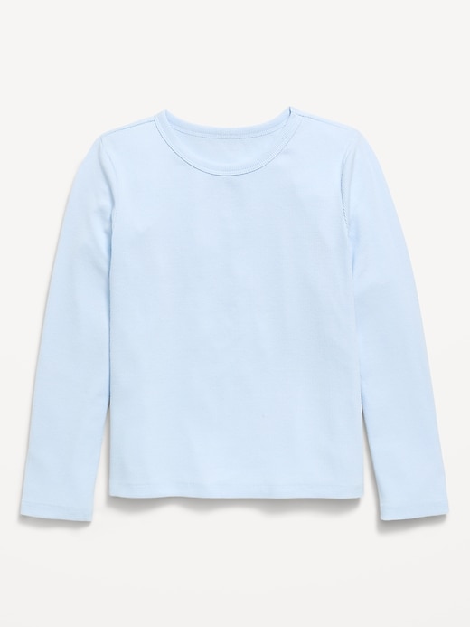 Softest Long-Sleeve Ribbed T-Shirt for Girls | Old Navy