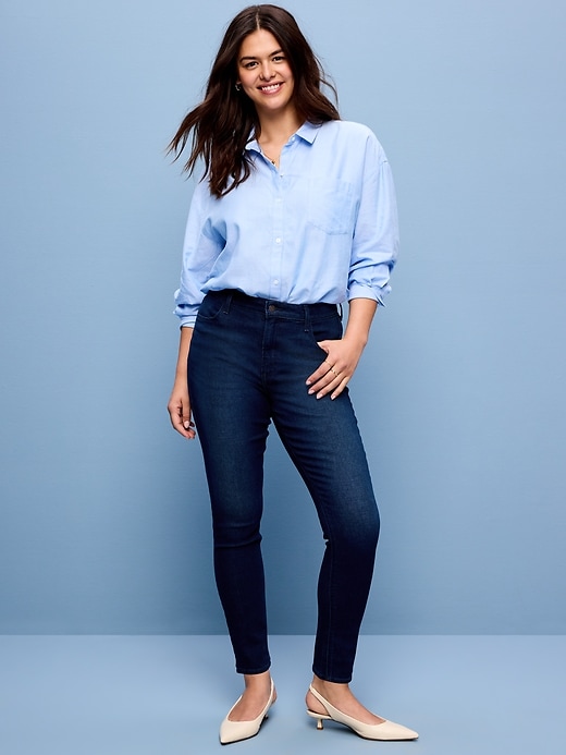 Image number 6 showing, High-Waisted Wow Super-Skinny Jeans