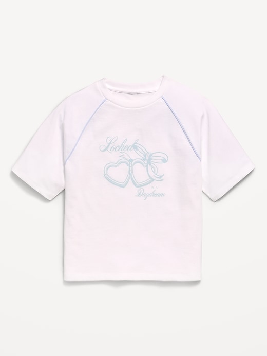 Image number 1 showing, Oversized Short-Sleeve Graphic T-Shirt for Girls