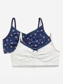 Image number 1 showing, Cami Bra 2-Pack for Girls
