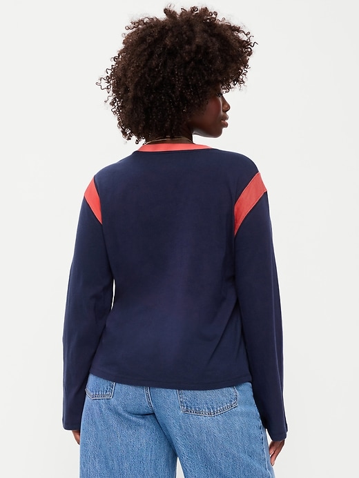 Image number 7 showing, EveryWear Long-Sleeve Graphic T-Shirt