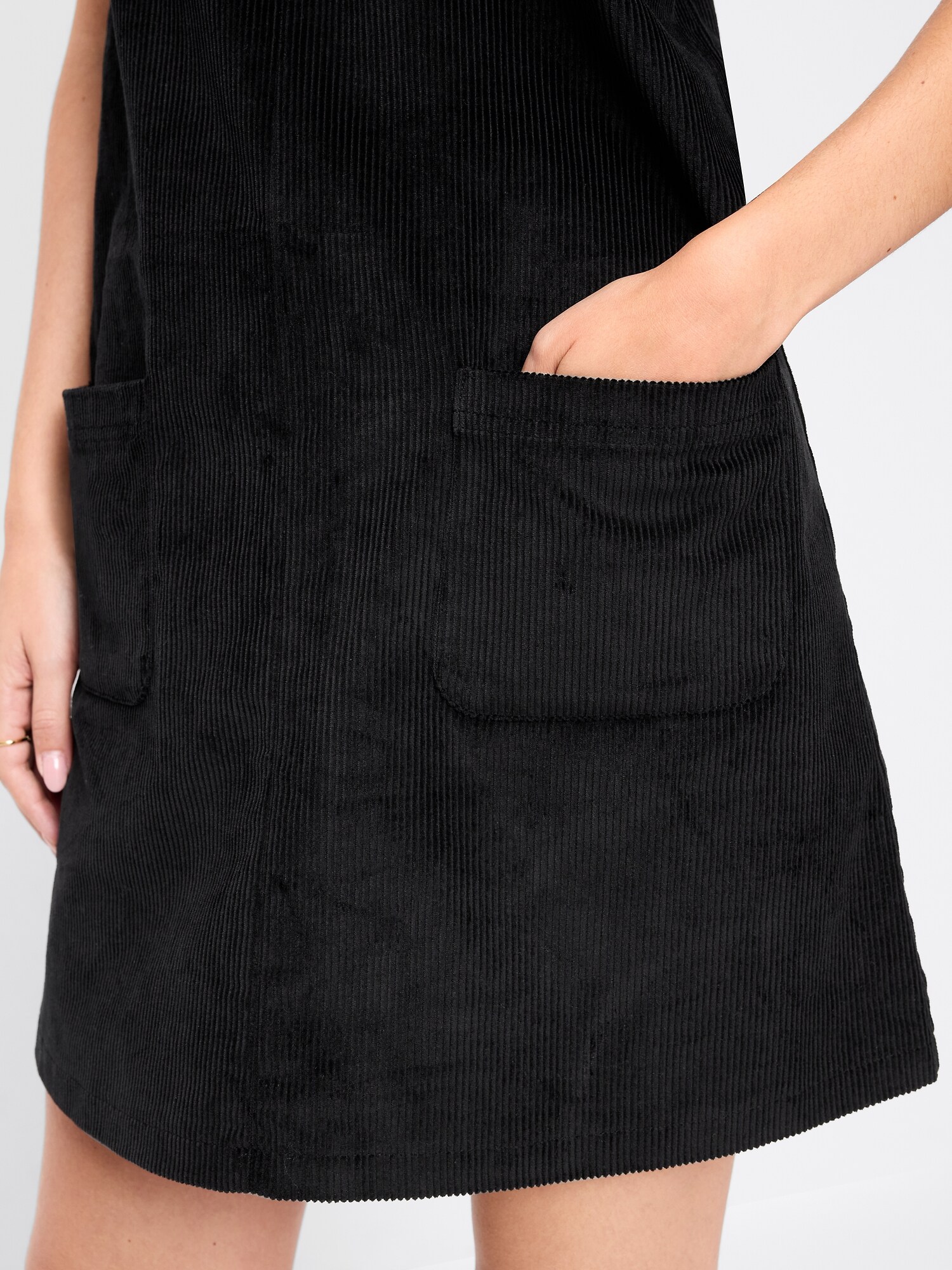 Sleeveless Pinafore Mini Dress