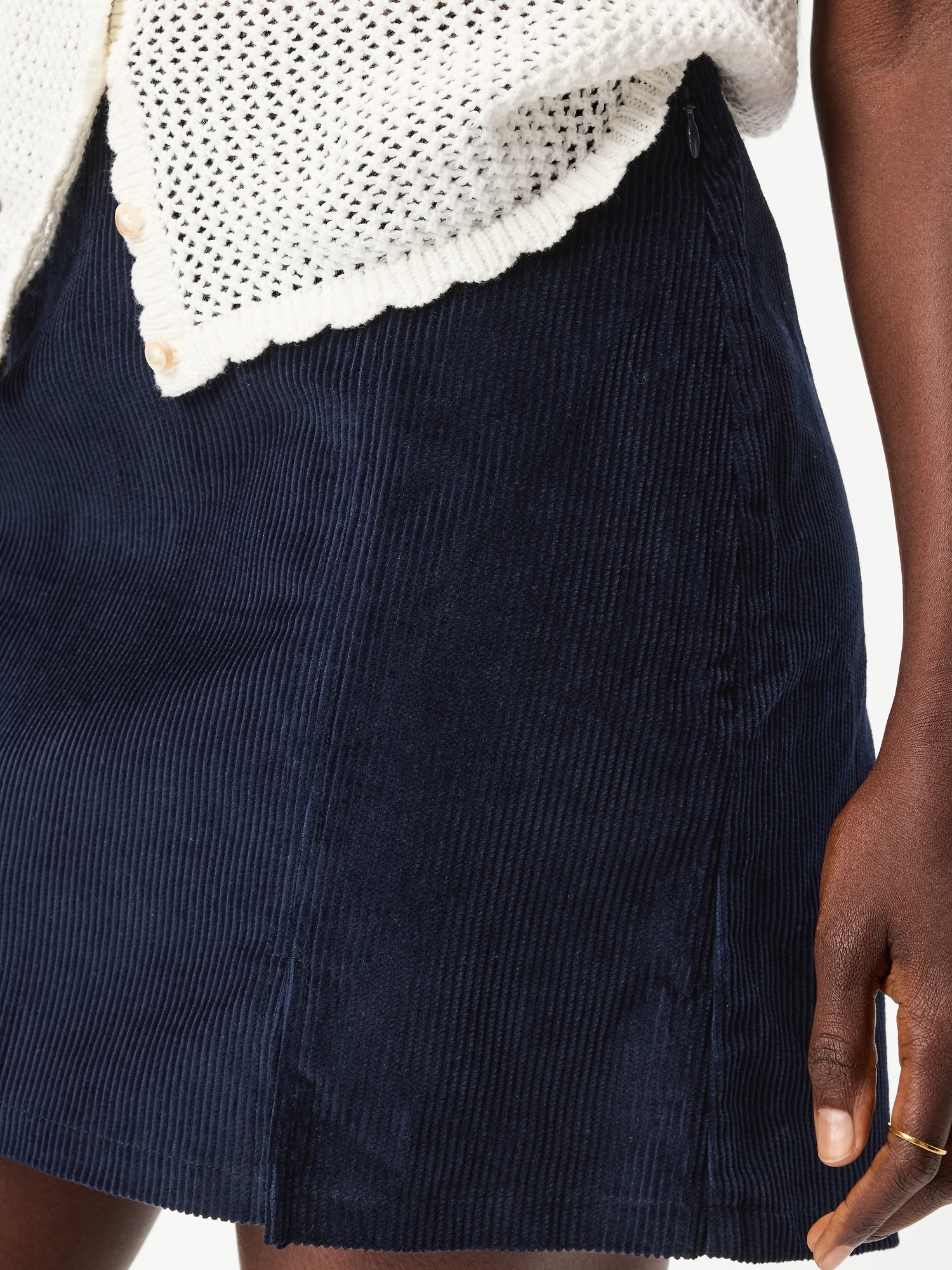 Corduroy Mini Skirt