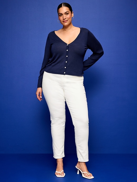 Image number 8 showing, High-Waisted Wow Straight Ankle Jeans