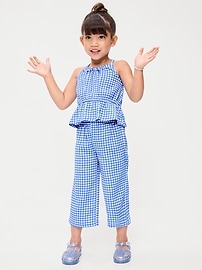 Image number 1 showing, Printed Sleeveless Top and Pants Set for Toddler Girls