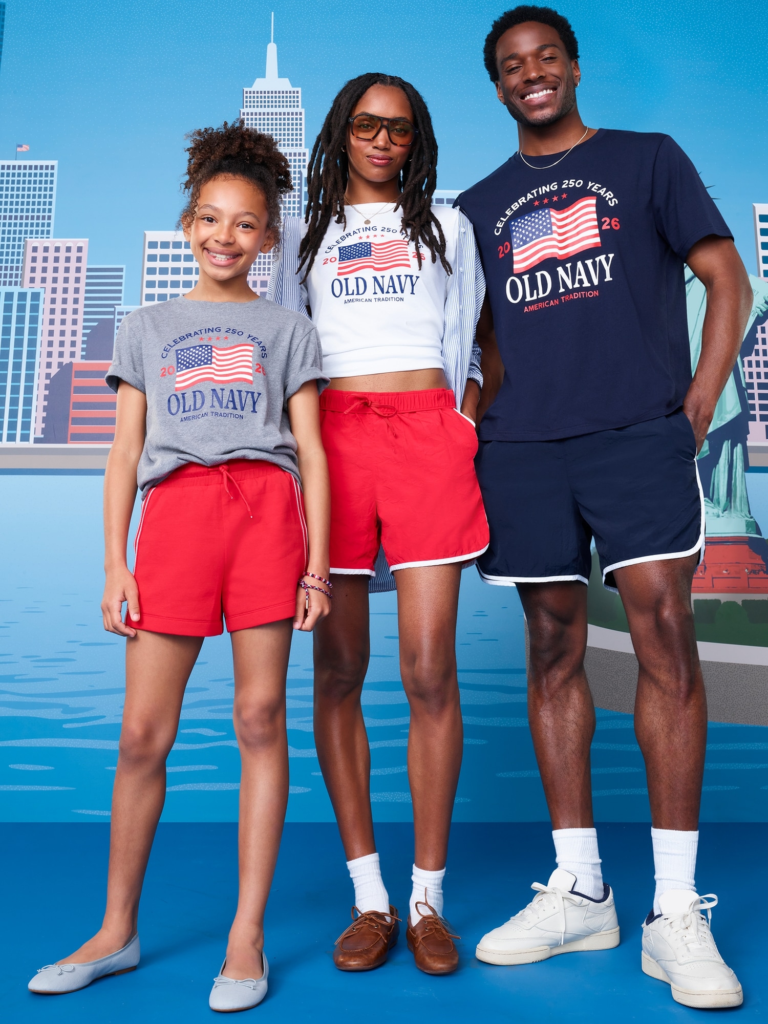 Short-Sleeve Gender-Neutral Flag Logo Graphic T-Shirt for Kids
