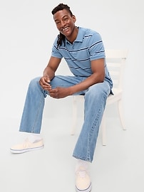 Image number 3 showing, Striped Pique Polo