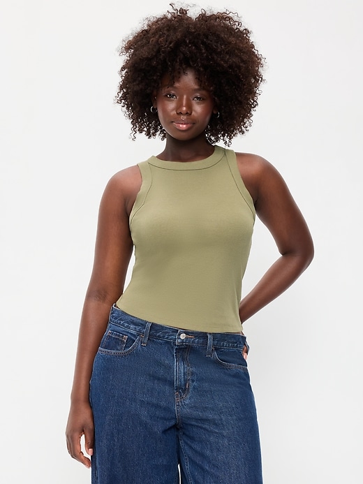 Image number 4 showing, Snug Crop Tank Top