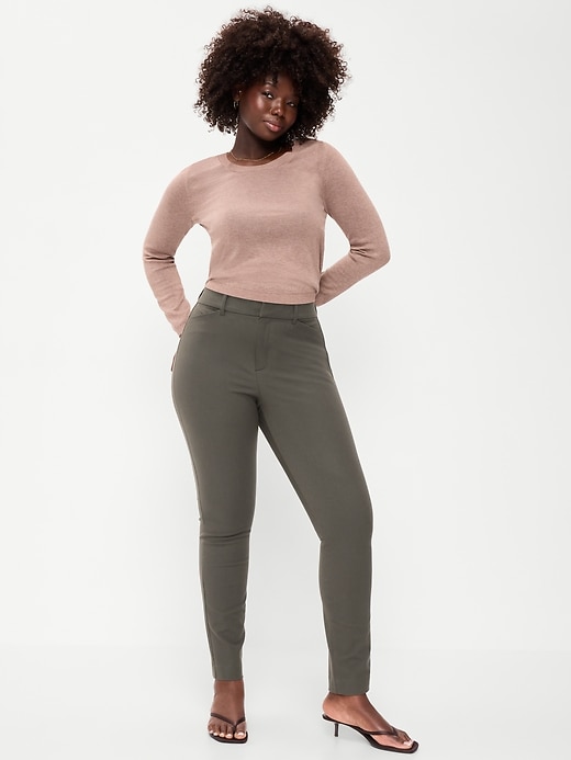 Image number 2 showing, High-Waisted Pixie Skinny Ankle Pants