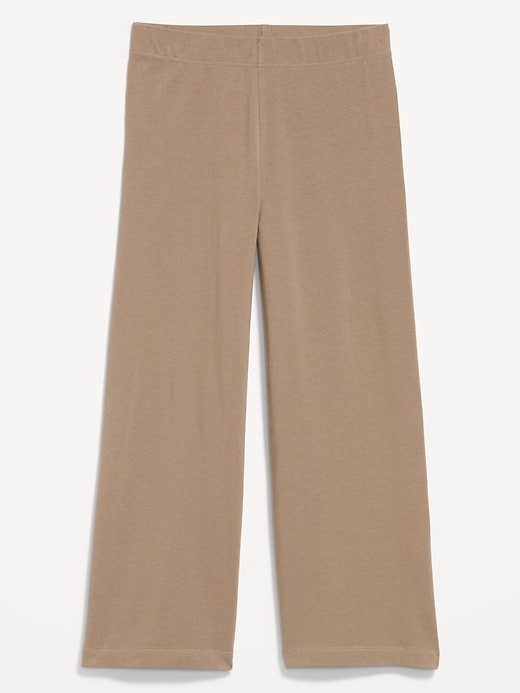 Image number 1 showing, High-Waisted Fashion Wide-Leg Cropped Leggings
