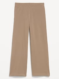 Image number 1 showing, High-Waisted Fashion Wide-Leg Cropped Leggings