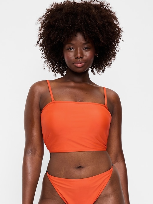 Image number 5 showing, Tie-Back Bandeau Swim Top