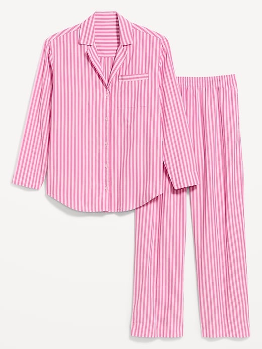 Image number 3 showing, Poplin Pajama Pant Set