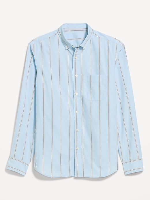 Image number 4 showing, Classic Fit Everyday Striped Poplin Shirt
