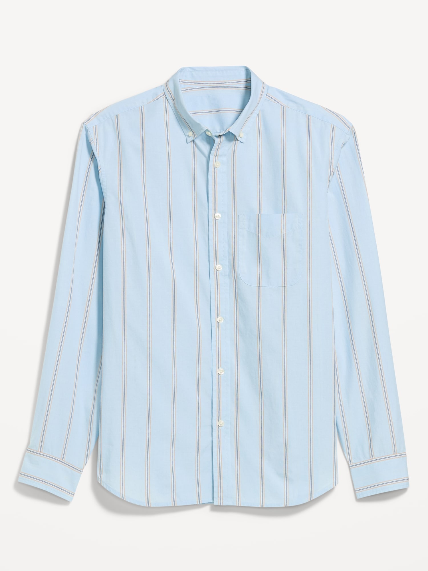 Classic Fit Everyday Striped Poplin Shirt