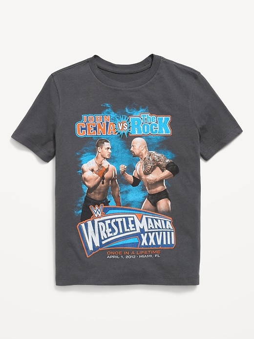 Image number 1 showing, WWE® WrestleMania Gender-Neutral Graphic T-Shirt for Kids