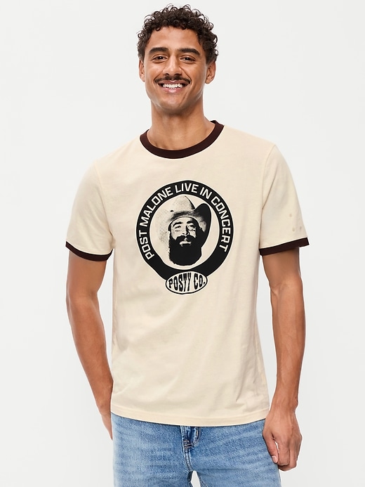 Image number 1 showing, Post Malone™ Ringer T-Shirt