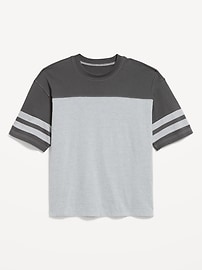 Image number 1 showing, Heavyweight Short-Sleeve Football-Style T-Shirt