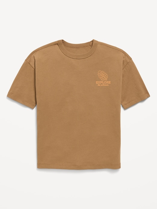 Image number 1 showing, Oversized Short-Sleeve Graphic T-Shirt for Boys