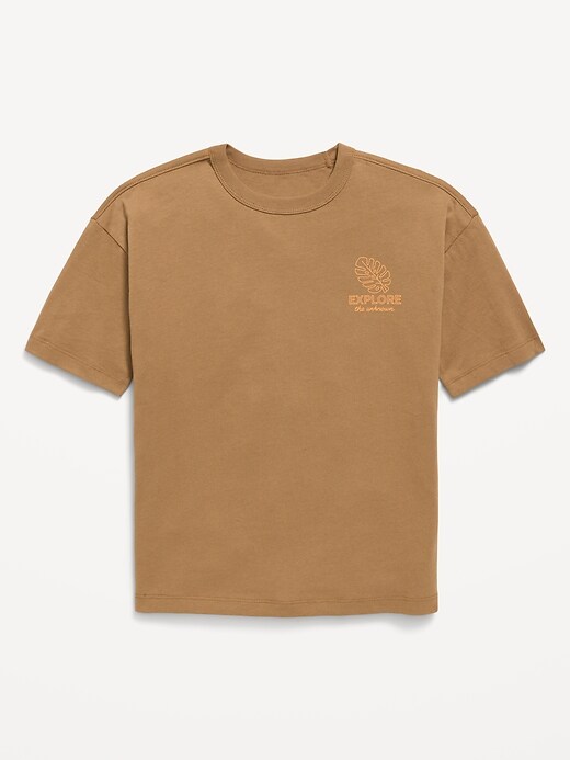 Image number 2 showing, Oversized Short-Sleeve Graphic T-Shirt for Boys