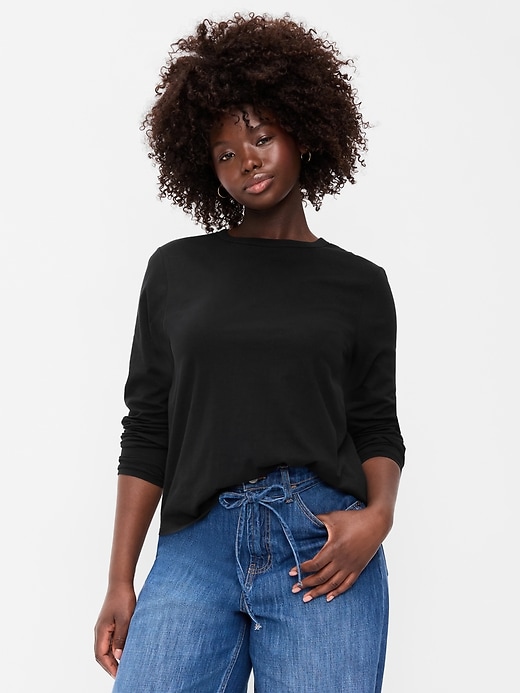 Image number 3 showing, EveryWear Long-Sleeve T-Shirt
