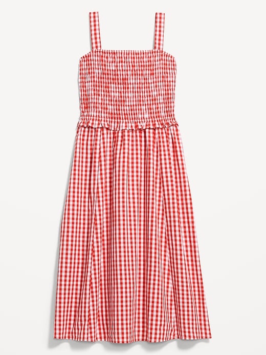 Image number 2 showing, Fit & Flare Smocked-Bodice Midi Dress