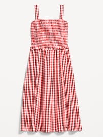 Image number 2 showing, Fit & Flare Smocked-Bodice Midi Dress