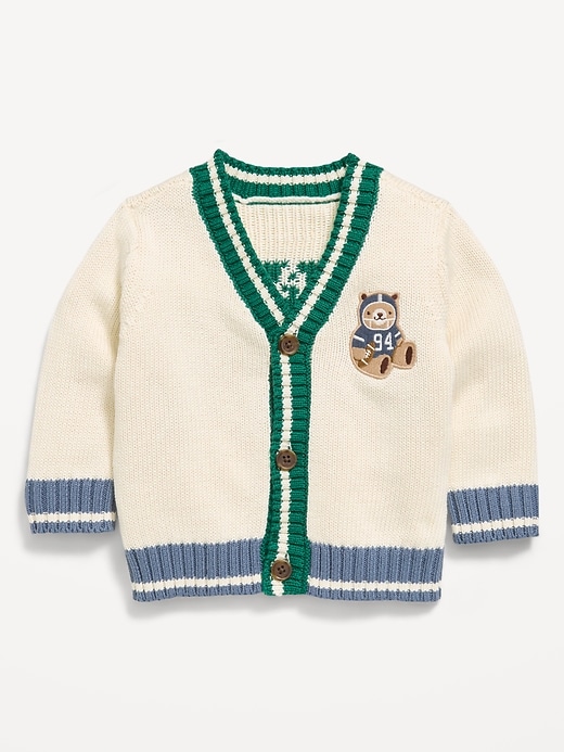 Image number 1 showing, SoSoft Embroidered Cardigan Sweater for Baby