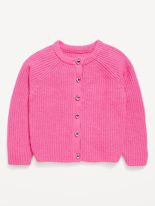 Image number 1 showing, SoSoft Cardigan Sweater for Toddler Girls