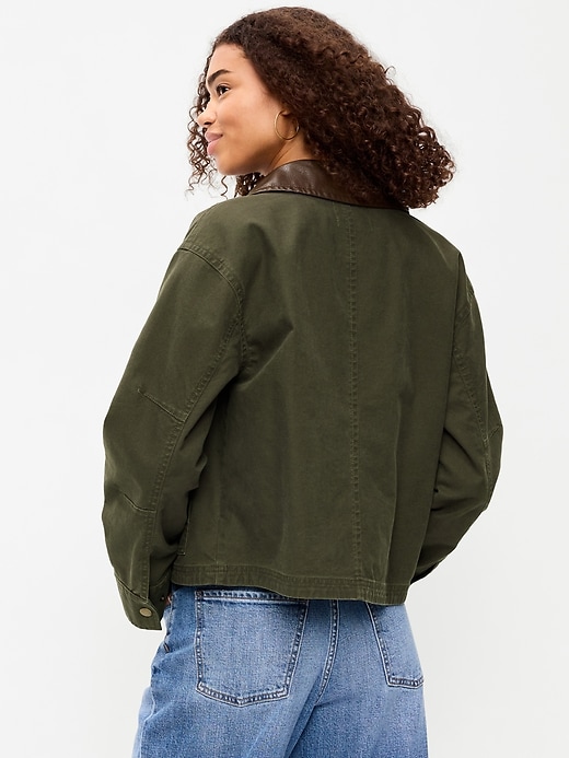 Image number 2 showing, Cropped Barn Jacket