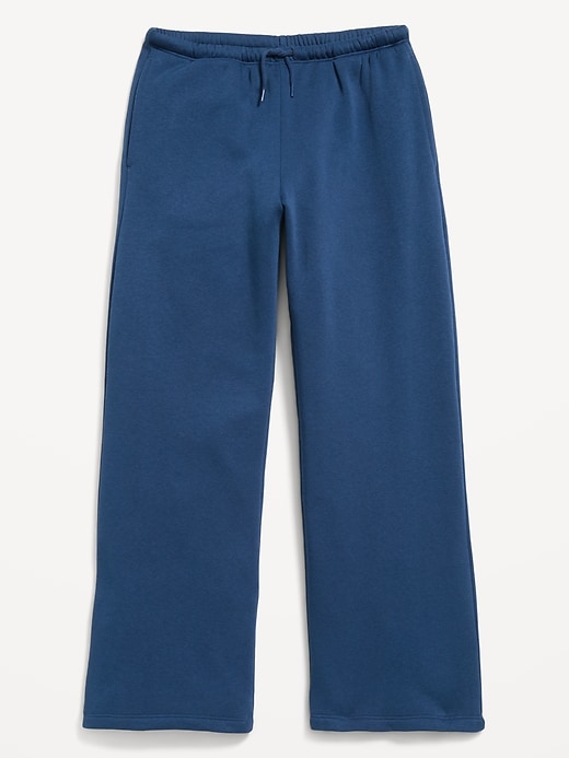Image number 1 showing, High-Waisted Graphic Wide-Leg Sweatpants for Girls
