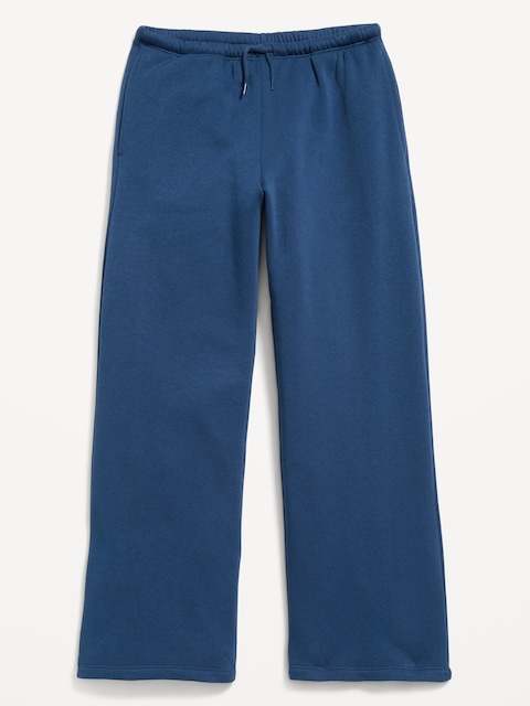 High-Waisted Graphic Wide-Leg Sweatpants for Girls