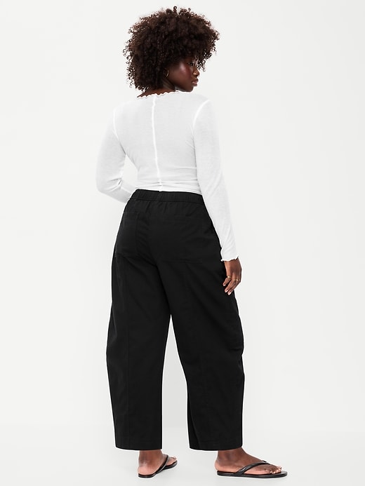 Image number 6 showing, Mid-Rise Pull-On Utility Jeans