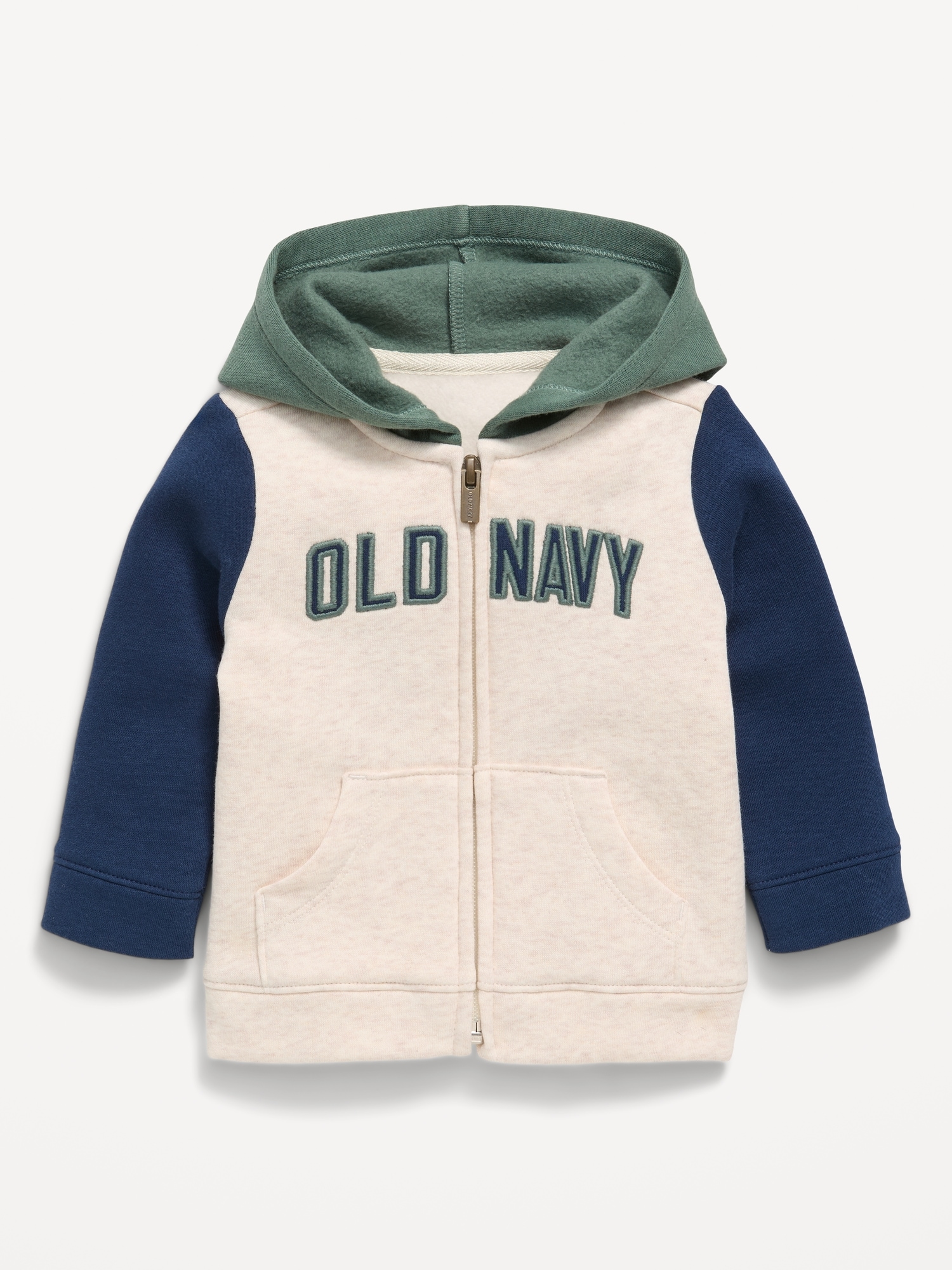 Logo-Graphic Zip Hoodie for Baby