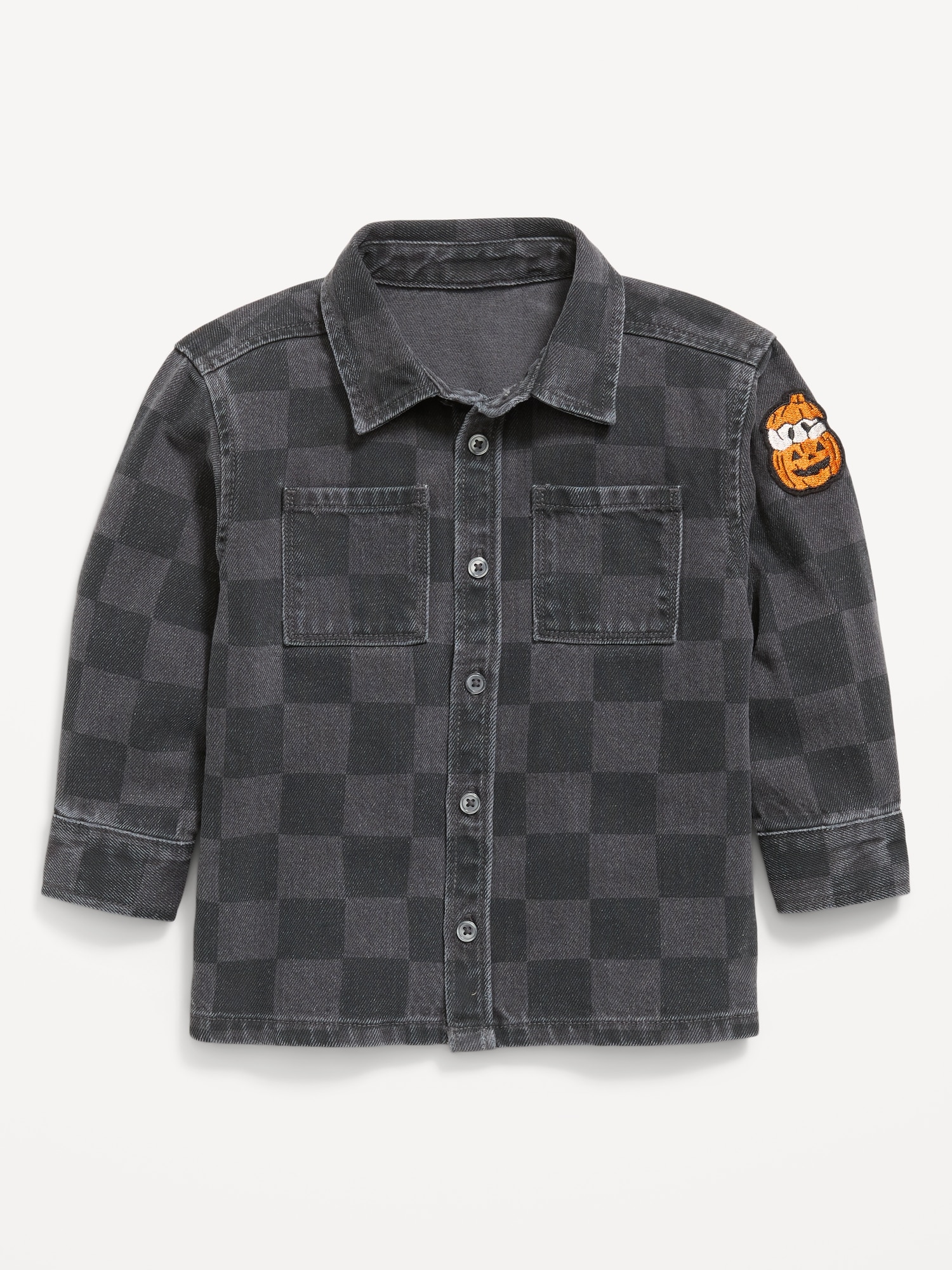 Long-Sleeve Pocket Shirt for Toddler Boys