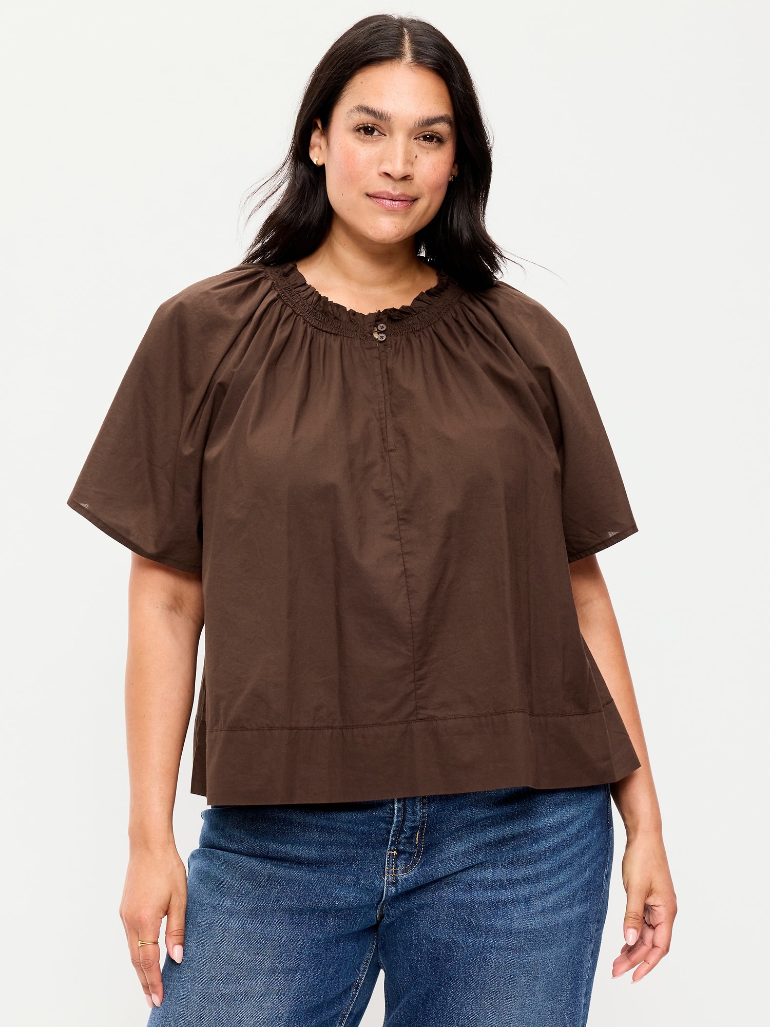 Loose Short-Sleeve Top