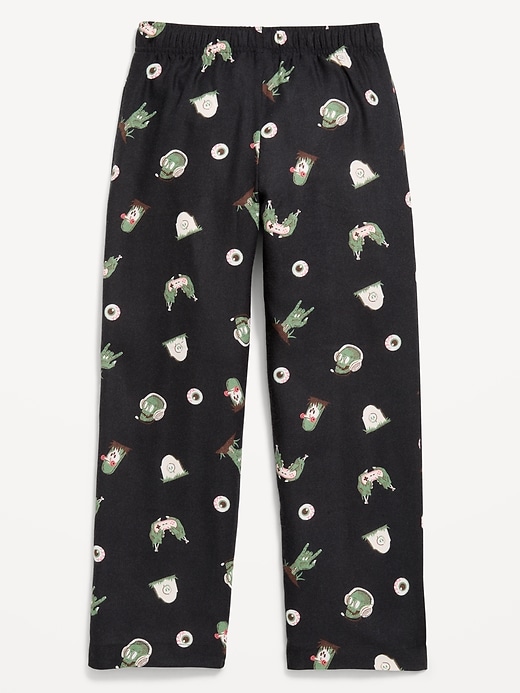 Image number 2 showing, Printed Flannel Pajama Pants for Boys