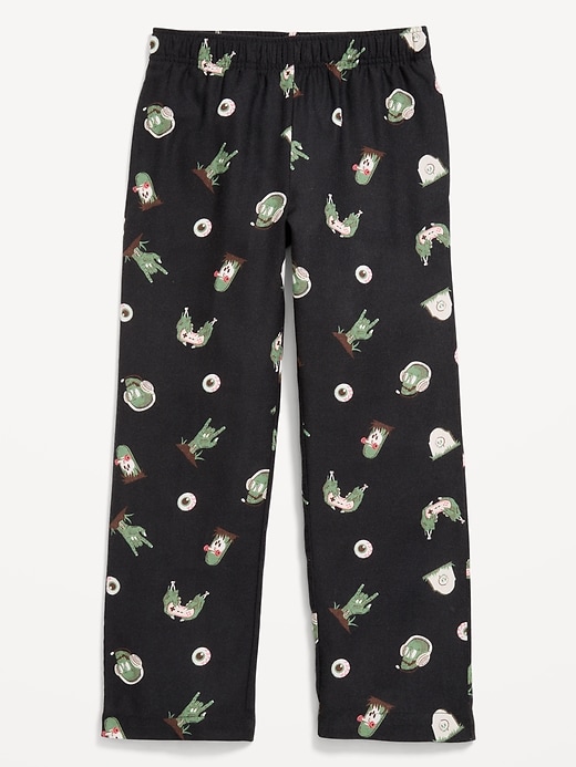 Image number 1 showing, Printed Flannel Pajama Pants for Boys