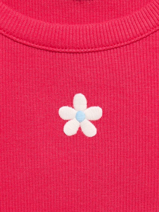 Image number 2 showing, Short-Sleeve Ringer Graphic T-Shirt for Toddler Girls