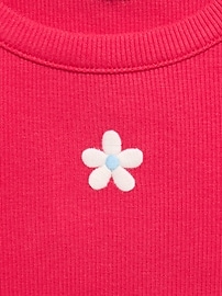 Image number 2 showing, Short-Sleeve Ringer Graphic T-Shirt for Toddler Girls