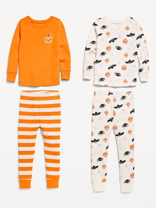 Image number 2 showing, Printed Snug-Fit Pajama 4-Piece for Toddler & Baby