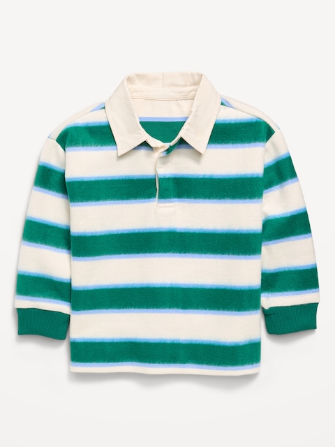 Oversized Long-Sleeve Rugby Shirt for Toddler Boys