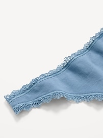 Image number 2 showing, Mid-Rise Everday Cotton Thong