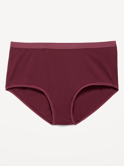 High-Waisted Everyday Brief Cotton Underwear