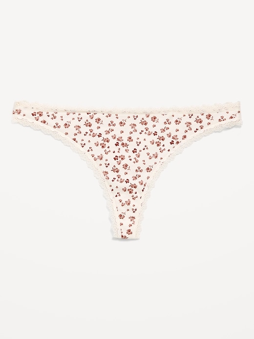 Image number 3 showing, Mid-Rise Everday Cotton Thong