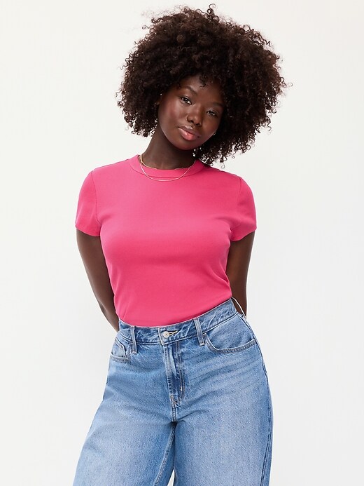 Image number 4 showing, Snug Crop T-Shirt