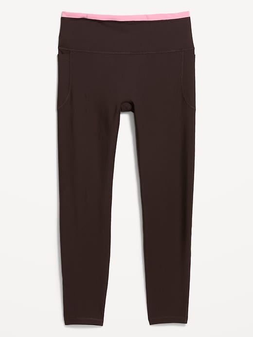 Image number 1 showing, Extra-High Waisted PowerSoft Boundless 7/8 Pocket Leggings – No Front Seam