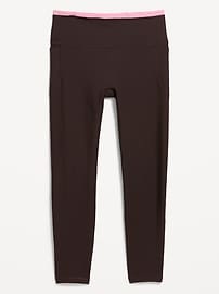 Image number 1 showing, Extra-High Waisted PowerSoft Boundless 7/8 Pocket Leggings – No Front Seam