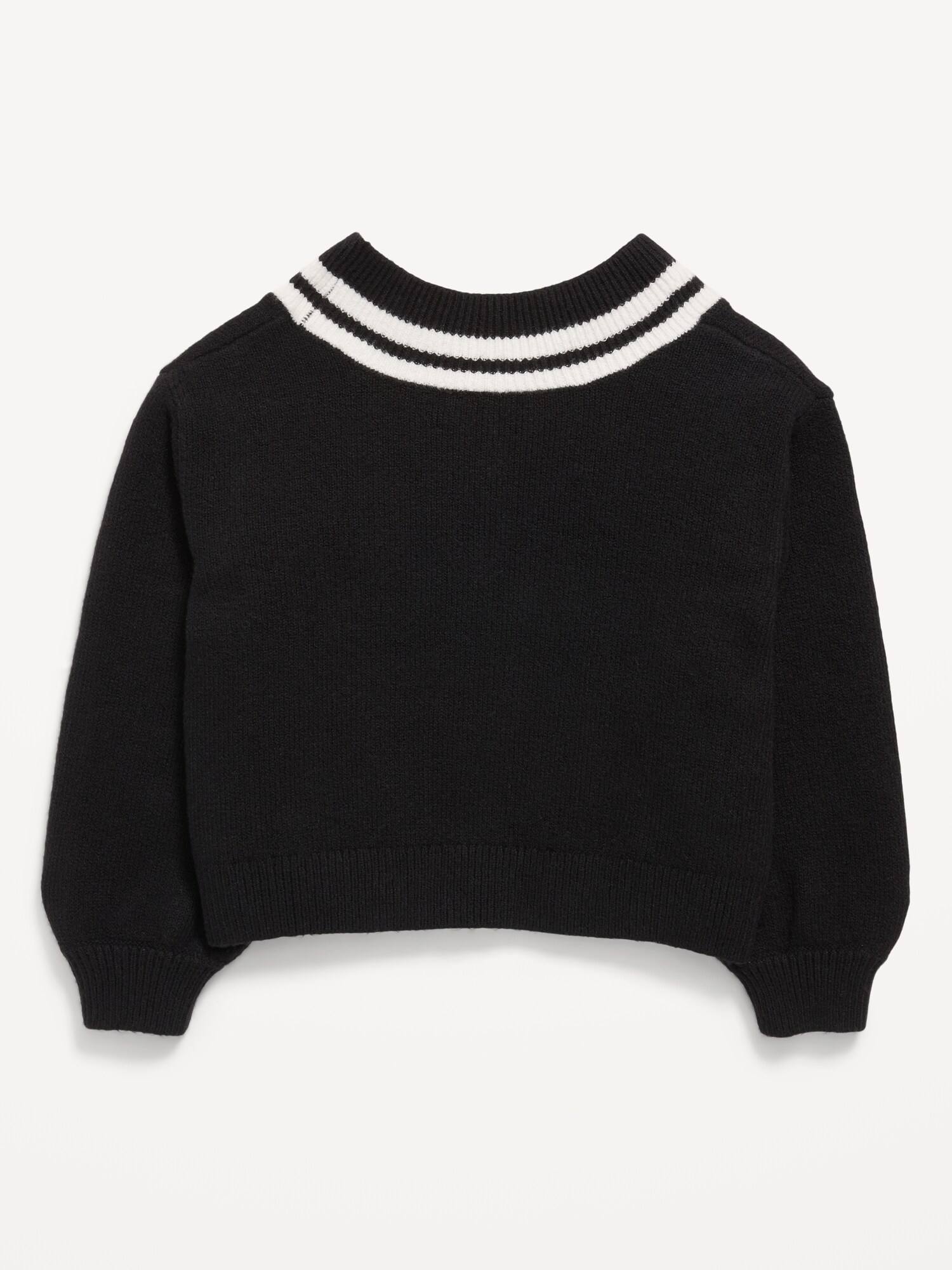 Свитер Old Navy Cropped V-Neck Sweater для девочек, цвет: Halloween — фото 2